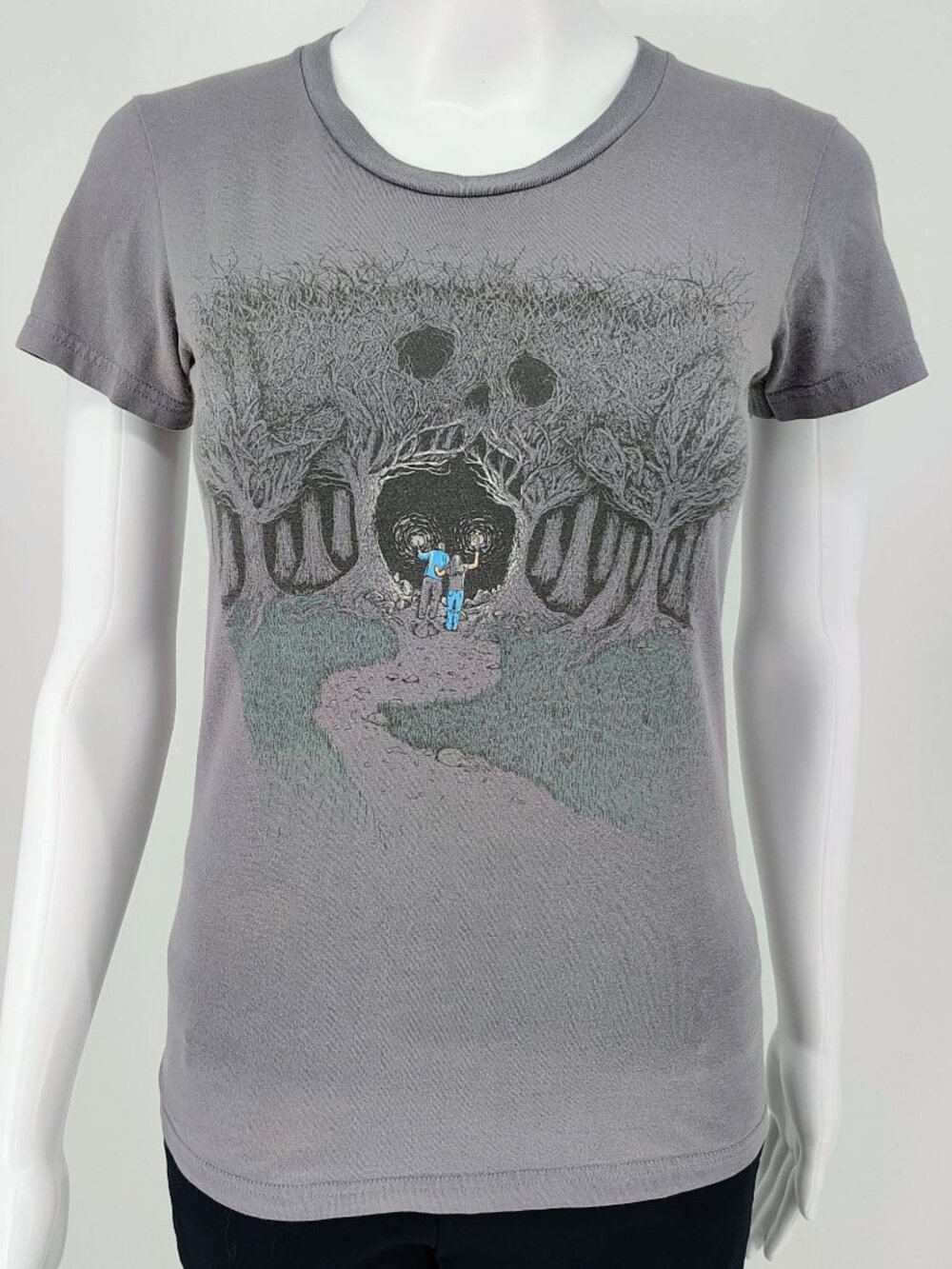 Rare First Edition Threadless Women's "Ad Noctum (Into Darkness)"  T-Shirt (S)